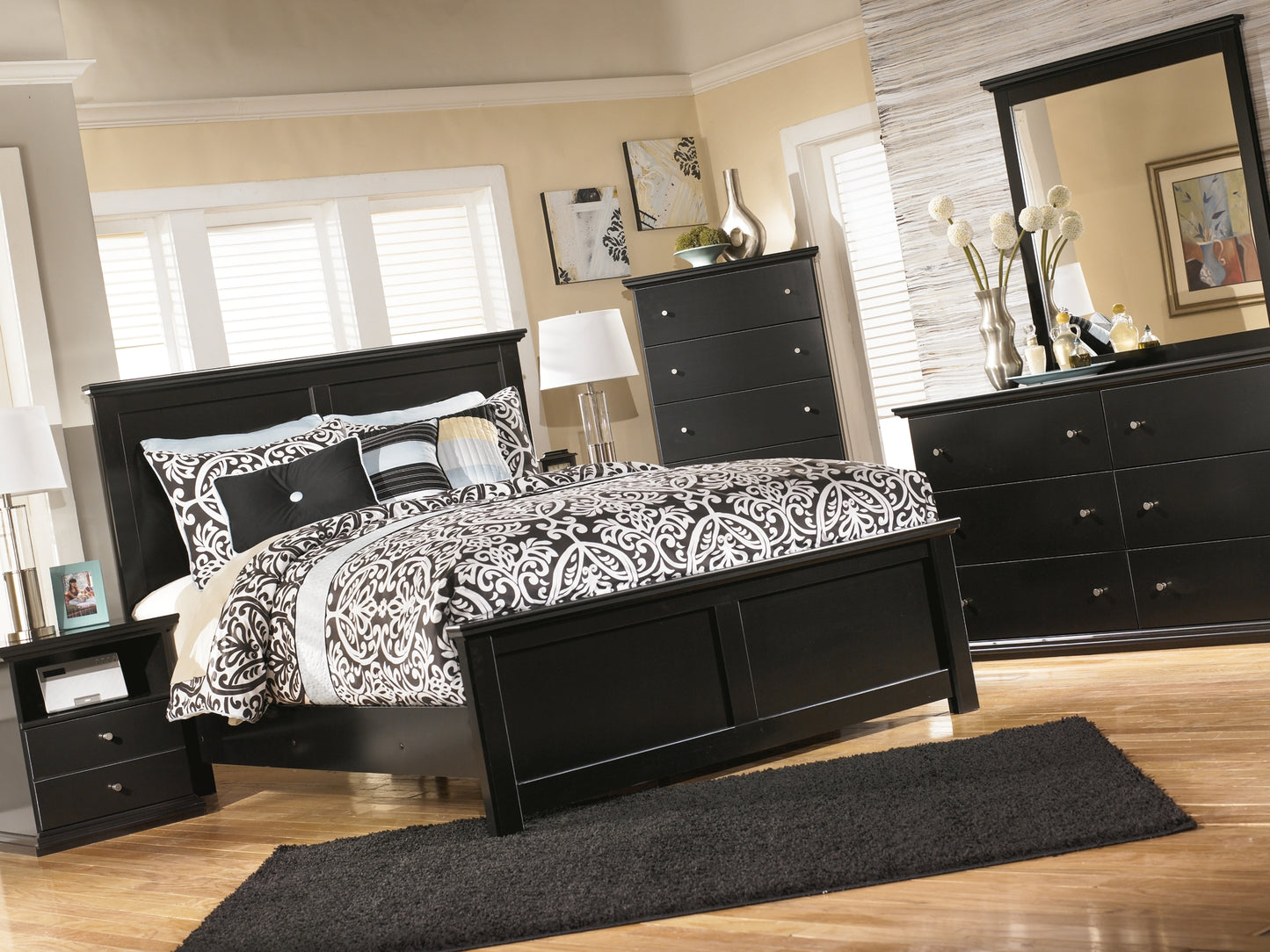 Maribel  Panel Bed