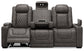 HyllMont PWR REC Sofa with ADJ Headrest