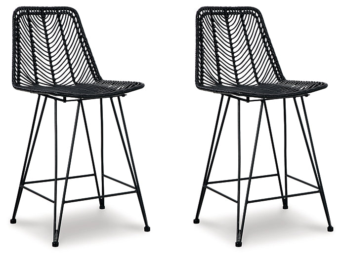 Angentree Upholstered Barstool (2/CN)