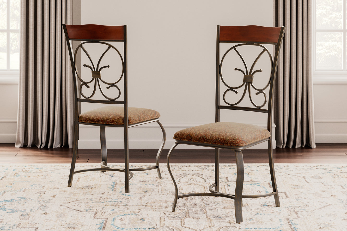 Glambrey Dining UPH Side Chair (4/CN)