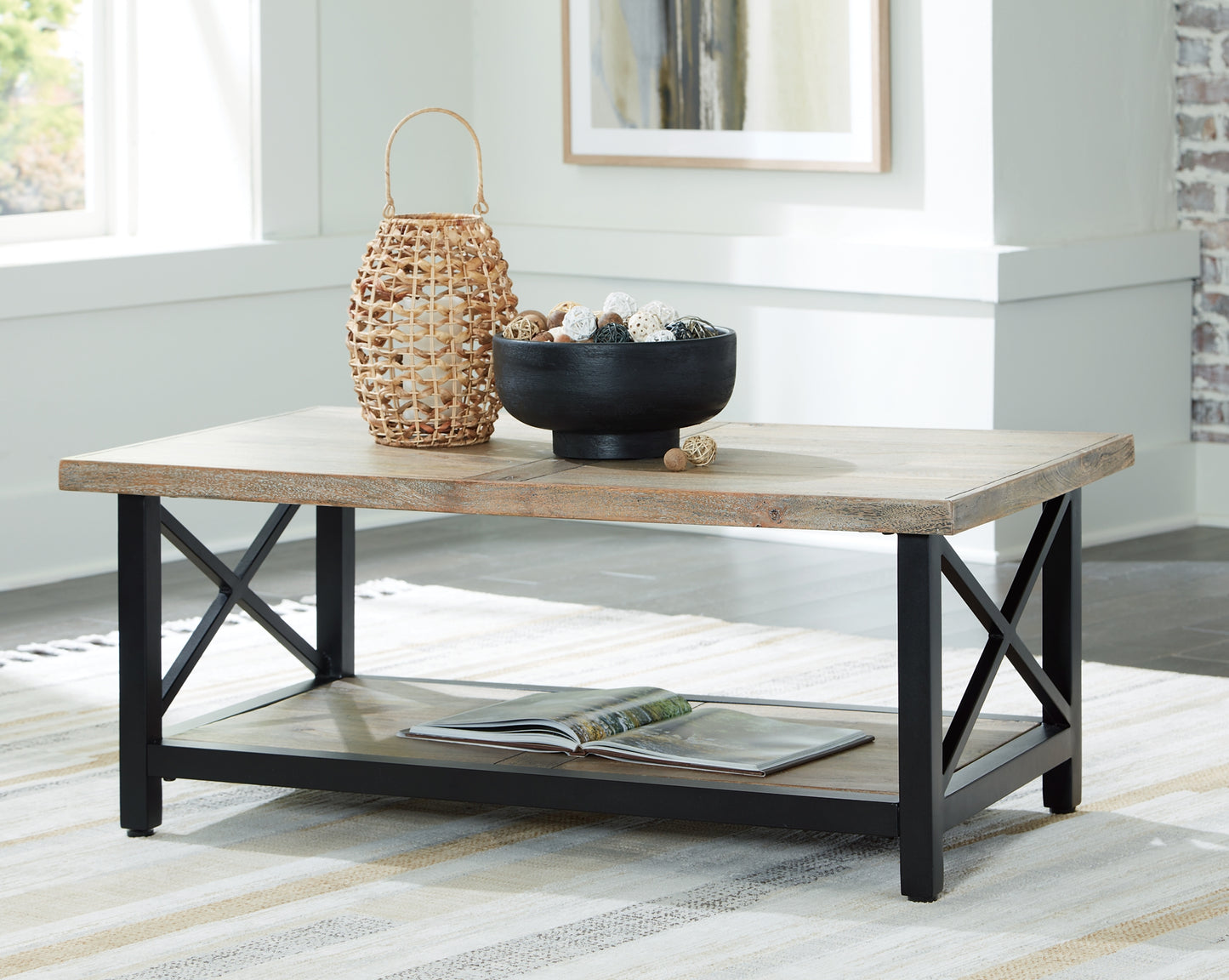 Bristenfort Coffee Table with 2 End Tables