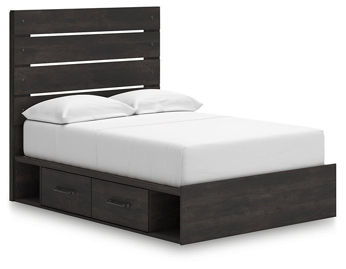 Hollivern  Panel Storage Bed