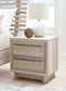 Hasbrick Queen Panel Headboard with Mirrored Dresser and Nightstand