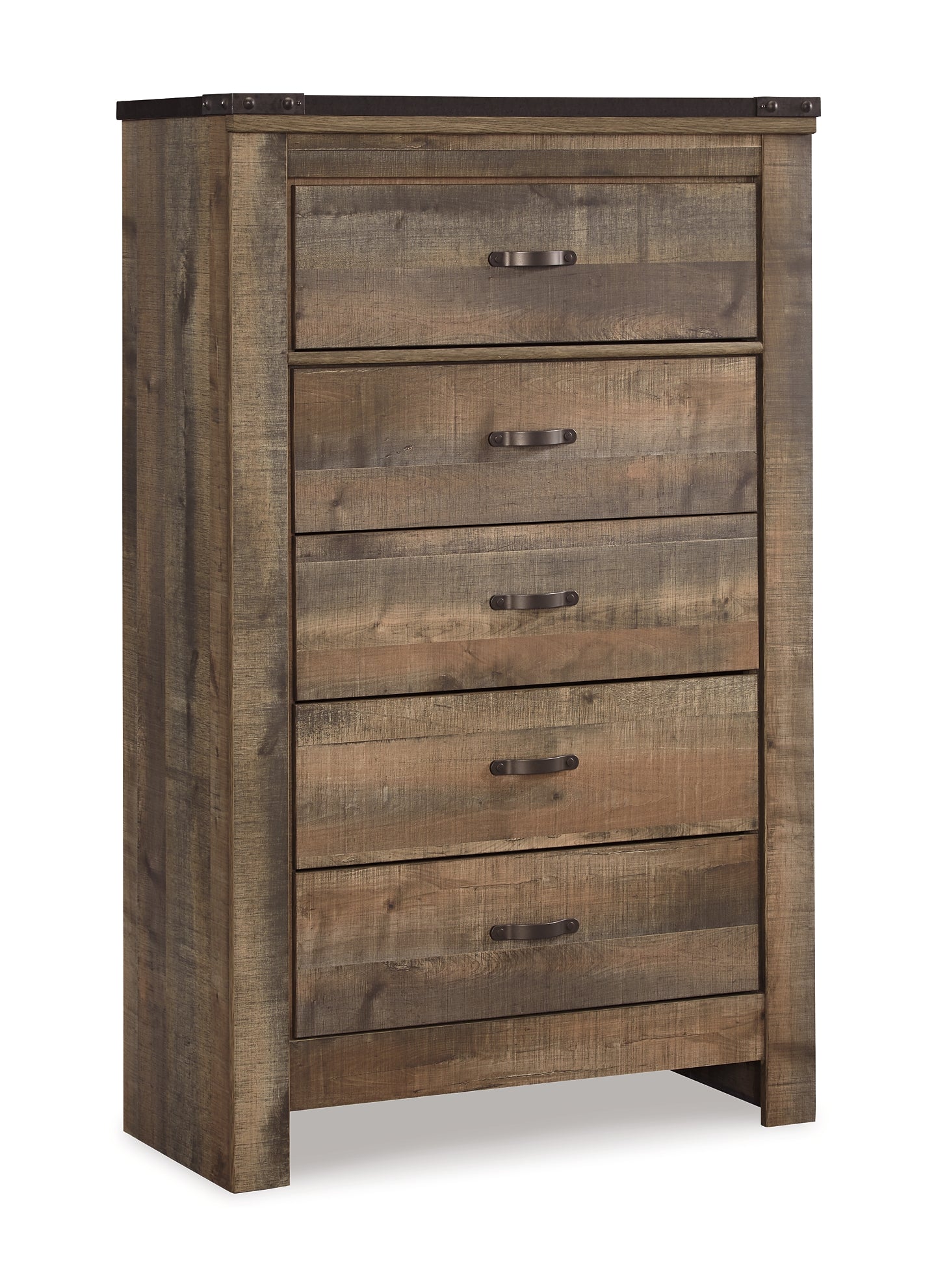 Trinell King Panel Bed with Dresser, Chest and 2 Nightstands