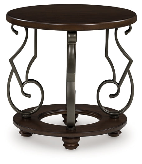 Frallyn Round End Table