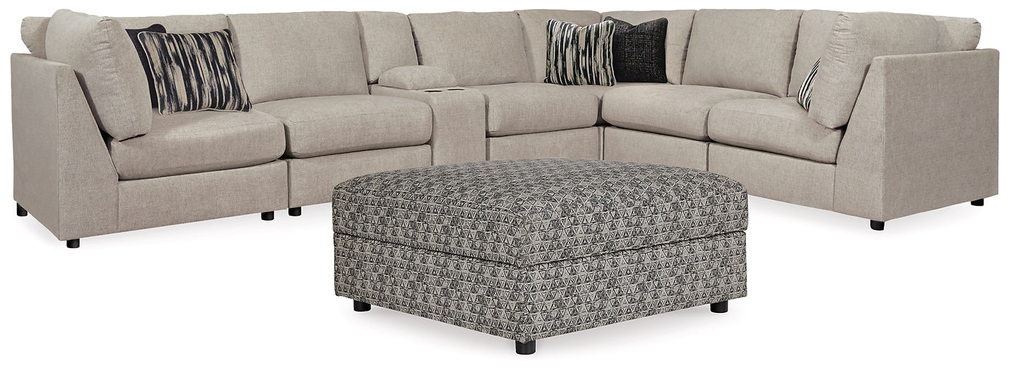 Kellway 7-Piece Sectional with Ottoman